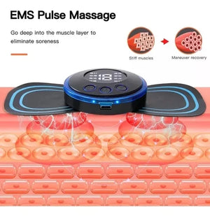 LuxuryMassage™I Mini Masajeador Electrico Parche 8 Modos I